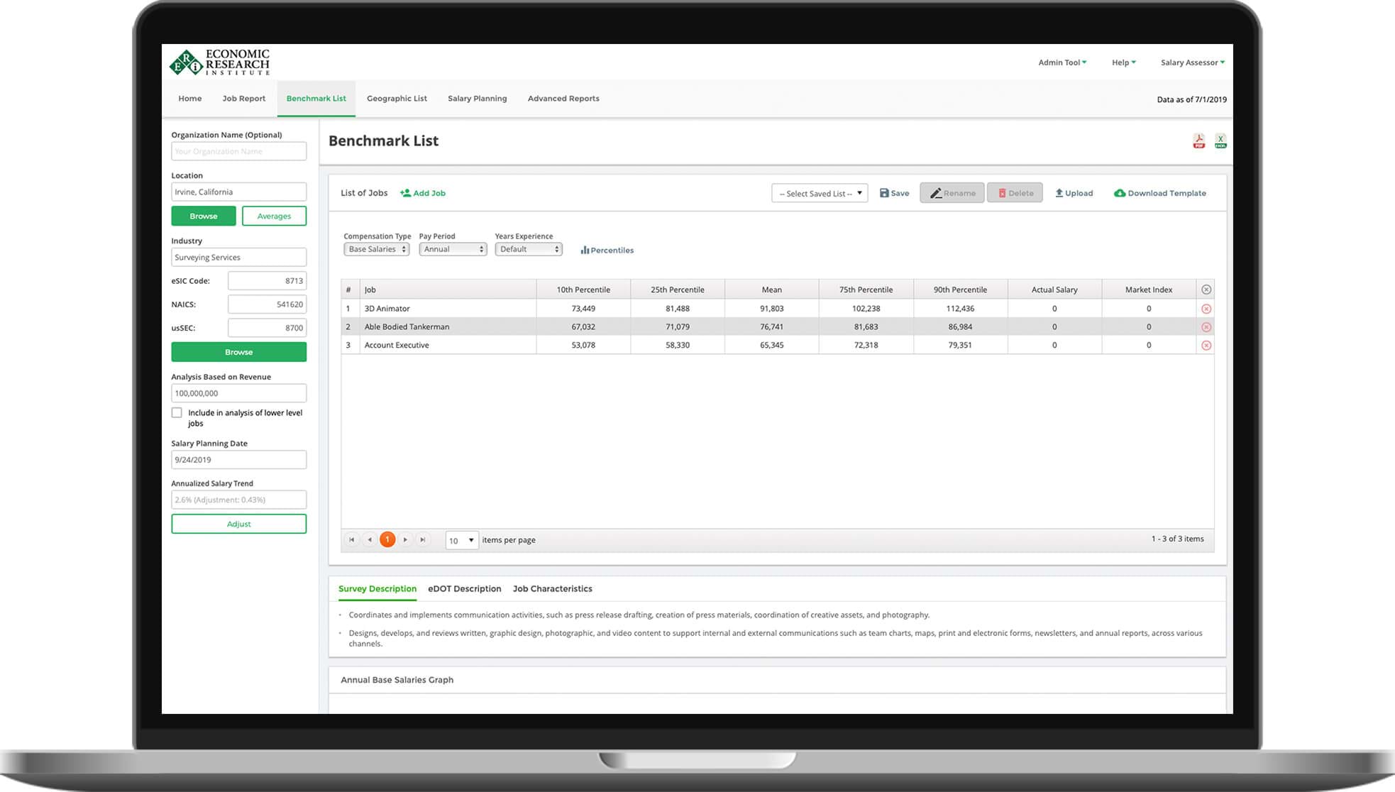 Salary Assessor Competitive Salary Analysis Software SalaryExpert
