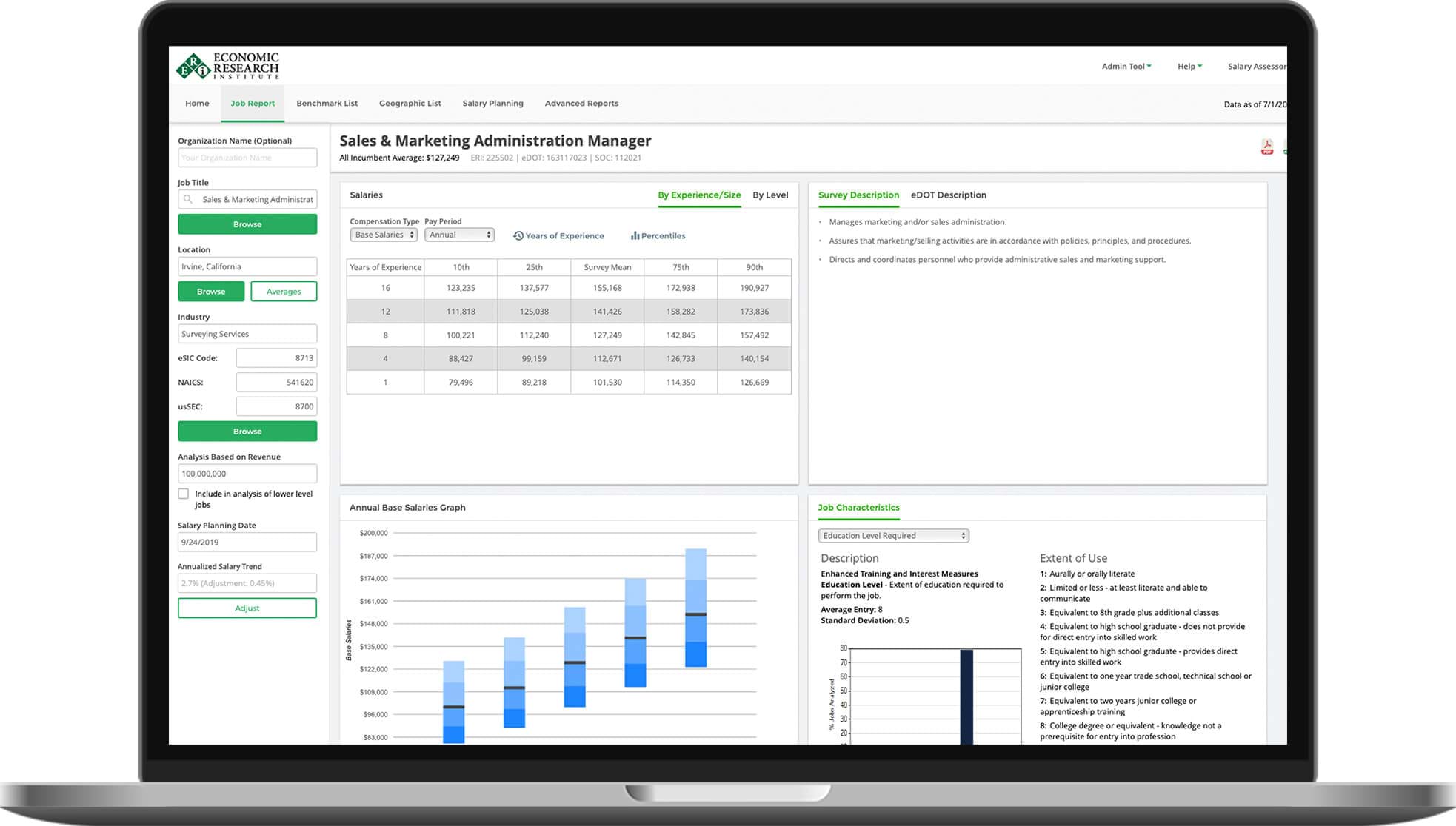 Salary Assessor Competitive Salary Analysis Software SalaryExpert